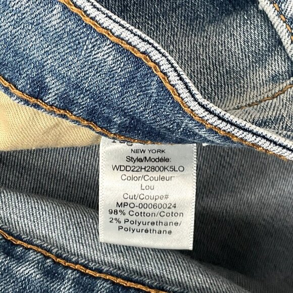Rag & Bone Jeans Womans Size 32 Blue Light Wash Cate MidRise Shorty Skinny Denim - Picture 11 of 11